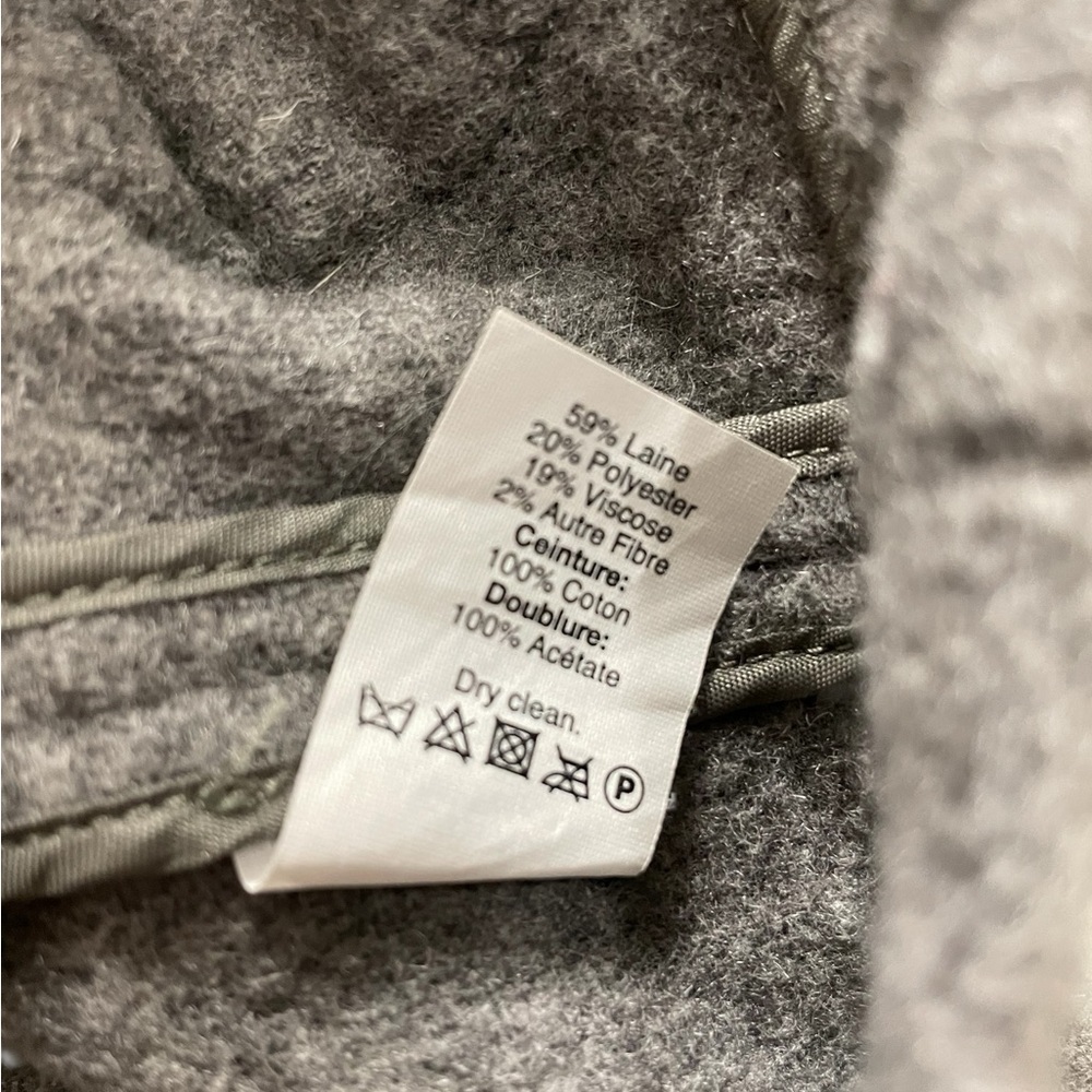 Gray Wool-Blend Boyfriend Blazer Jacket - Women - Picture 4 of 10